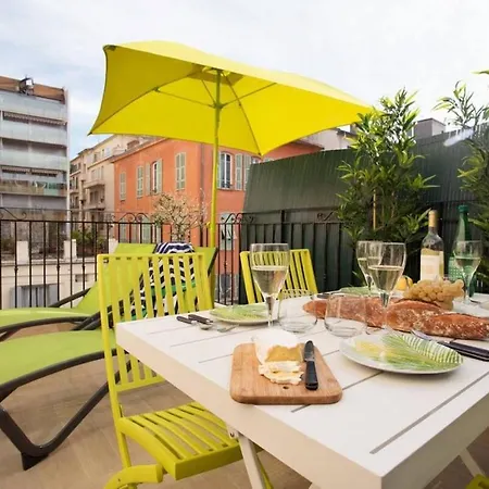F2 Terrasse, Moderne, Hyper Centre, Clim, Ascenseur- Dubouchage * نيس
