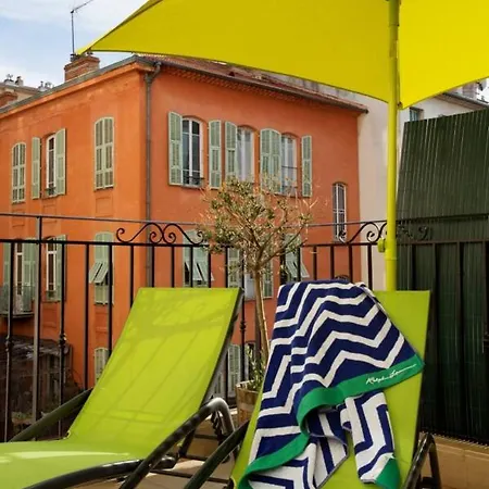 F2 Terrasse, Moderne, Hyper Centre, Clim, Ascenseur- Dubouchage * نيس