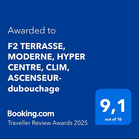 F2 Terrasse, Moderne, Hyper Centre, Clim, Ascenseur Nice